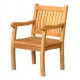 Teak garden chair empire armchair