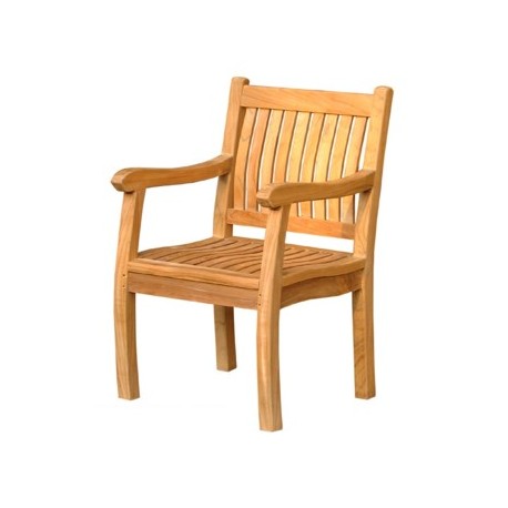 Teak garden chair empire armchair