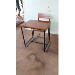 Meja Sekolah Tunggal Besi