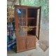 Almari Buku  Pintu Kaca Kayu Jati
