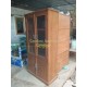 Almari Buku  Pintu Kaca Kayu Jati