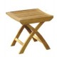 Teak footstool Edwardian footstool