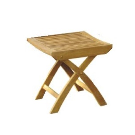 Teak footstool Edwardian footstool