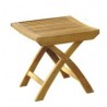 Teak footstool Edwardian footstool
