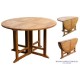 Teak gateleg table victoria gateleg 120cm round