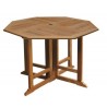 outdoor teak table victoria gateleg 120cm oct