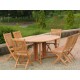 Teak patio furniture sets victoria gateleg table set